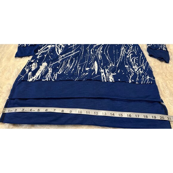 DIVA D Brand Women's Knit Top Polyester Rayon Blend Geometric Size S/M - Picture 8 of 16